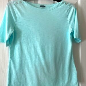Talbots Bateau Neck Tee- Size M